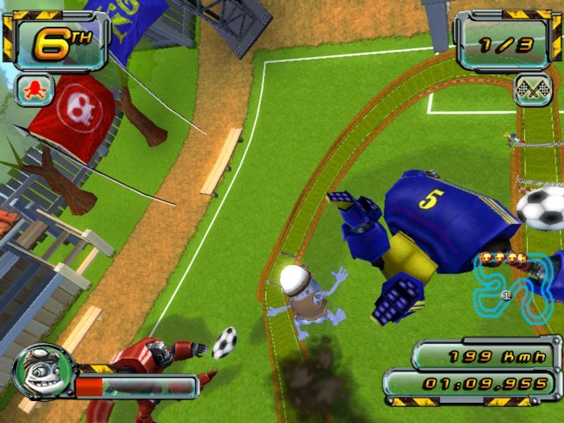 Crazy Frog Arcade Racer screenshot 3 for Playstation 2